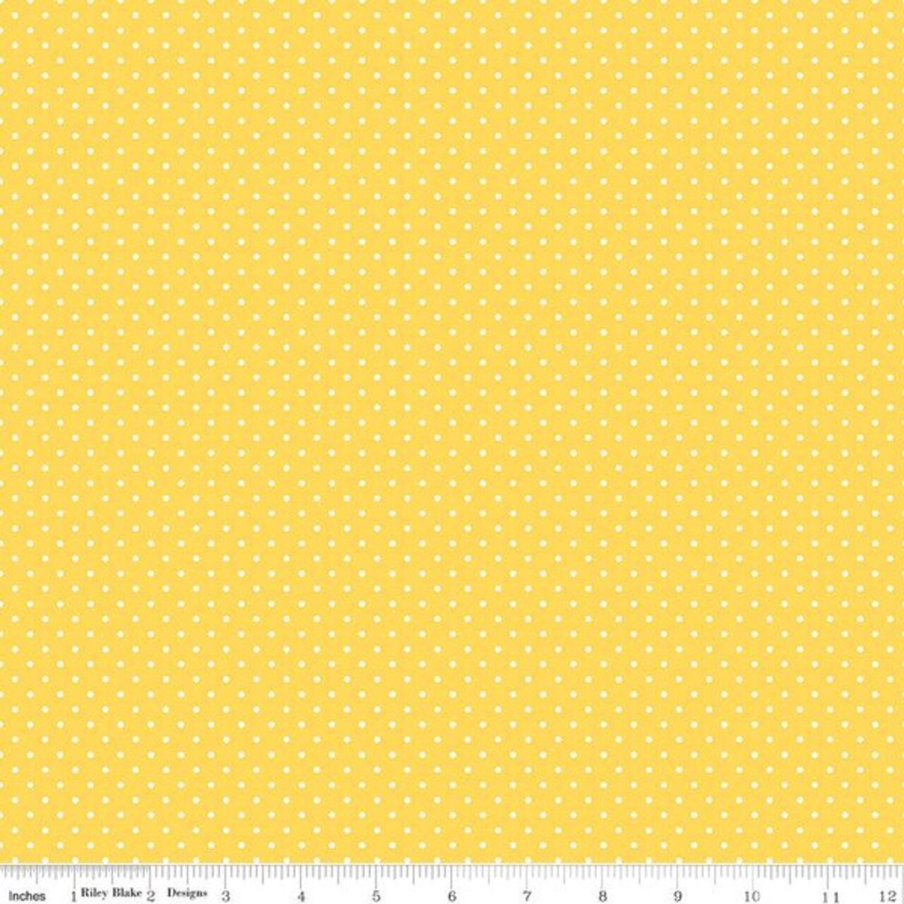 Swiss Dot in Yellow (c670-50 yellow) | Swiss Dot | Riley Blake Designs | Riley Blake